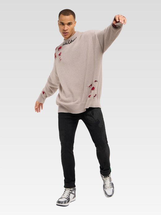 Herren Strickpullover  -  Dellemann