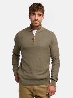 Herren Strickpullover - INJexi Half Zip