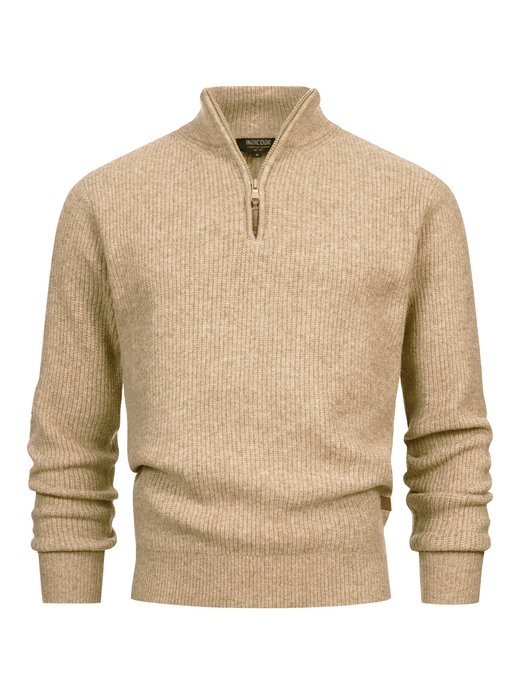 Herren Strickpullover - INPeace Half Zip