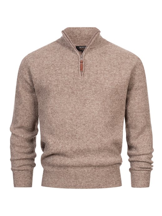 Herren Strickpullover - INPeace Half Zip