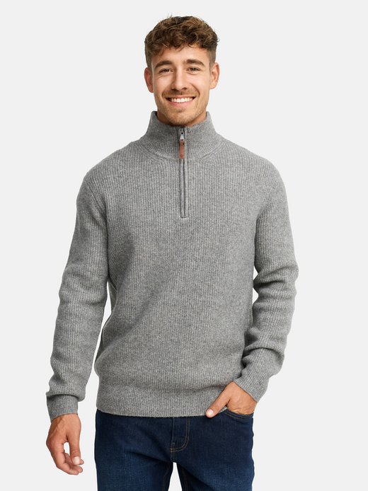 Herren Strickpullover - INPeace Half Zip
