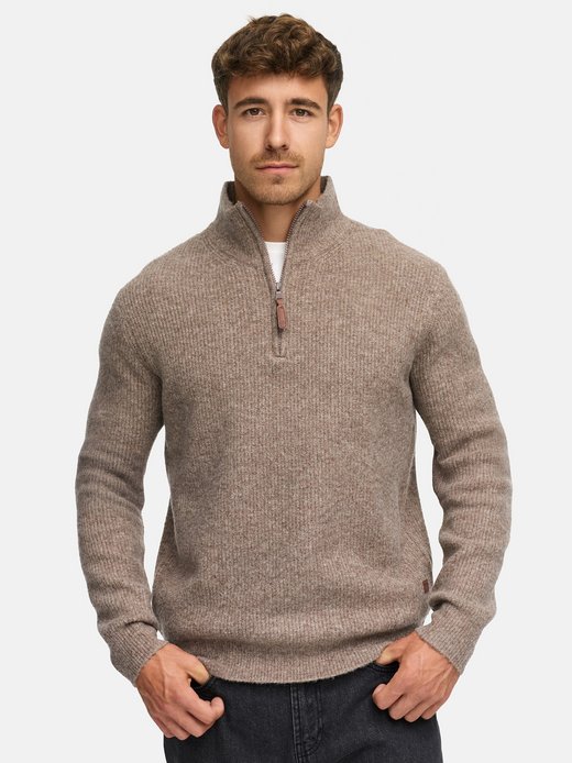 Herren Strickpullover - INPeace Half Zip