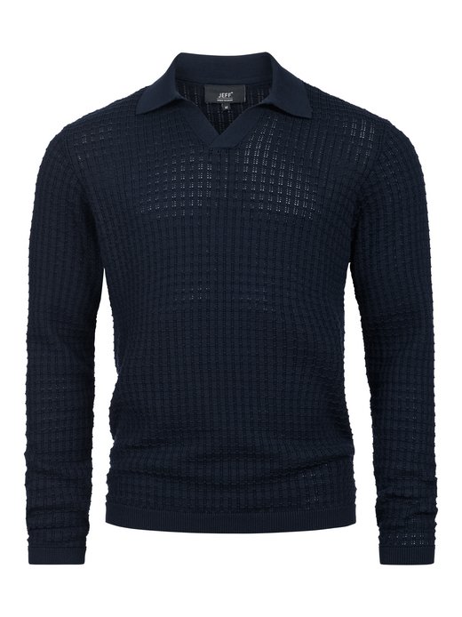 Herren Strickpullover - JFLane polo knit