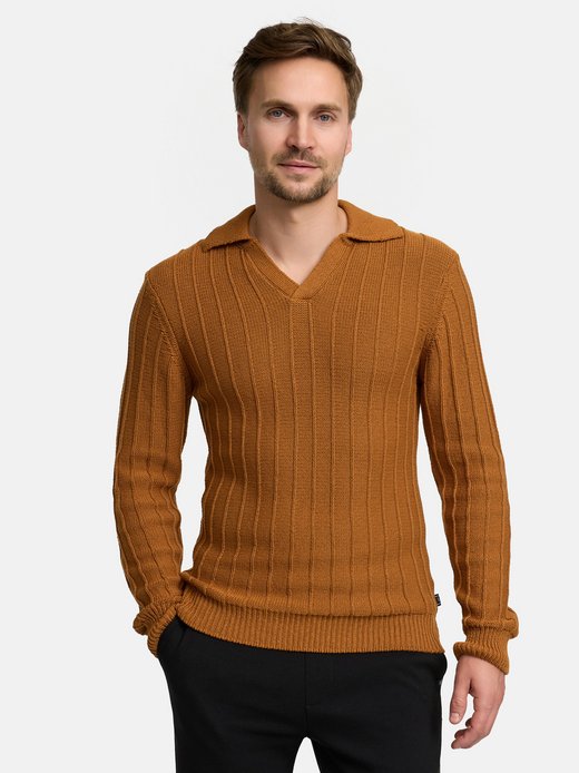 Herren Strickpullover - JFTruman polo knit