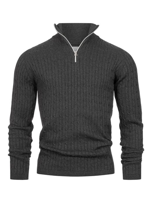 Herren Strickpullover - KSCable Half-Zip