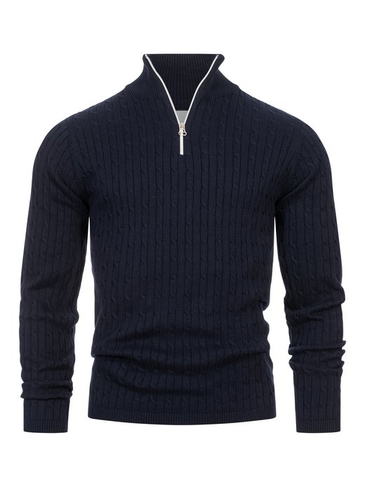 Herren Strickpullover - KSCable Half-Zip