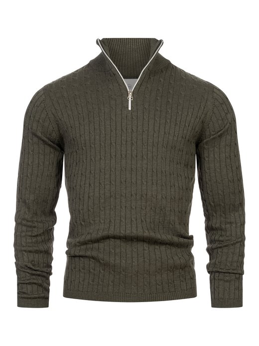Herren Strickpullover - KSCable Half-Zip