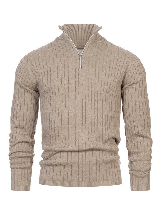 Herren Strickpullover - KSCable Half-Zip