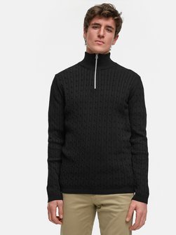 Herren Strickpullover - KSCable Half-Zip