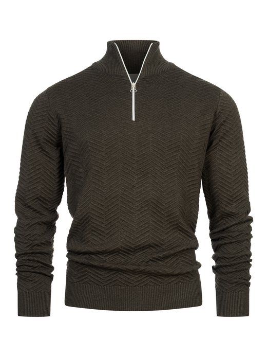 Herren Strickpullover - KSCarlo Half-Zip