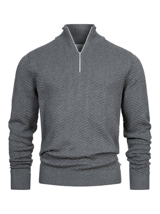 Herren Strickpullover - KSCarlo Half-Zip
