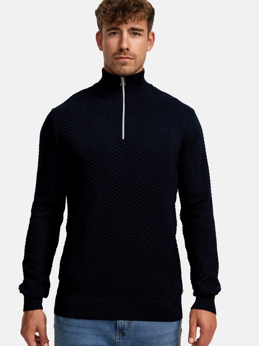 Herren Strickpullover - KSCarlo Half-Zip