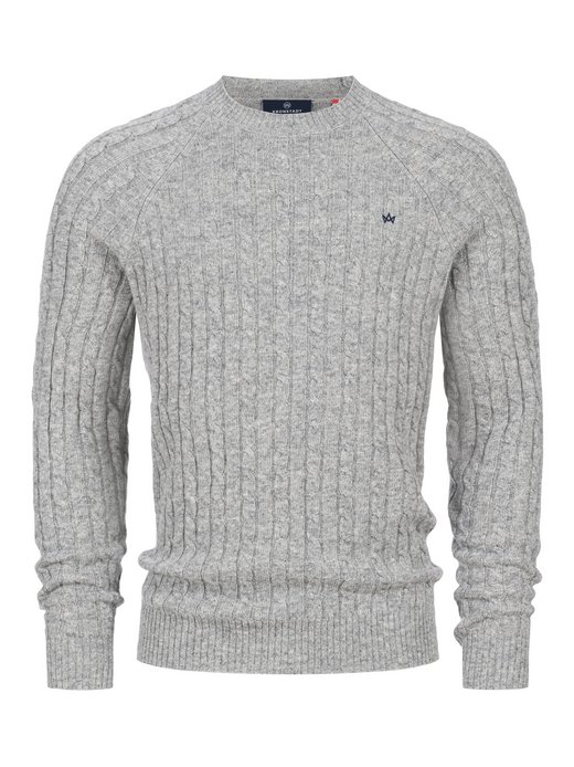 Herren Strickpullover - KSFlynn cabel crew neck knit