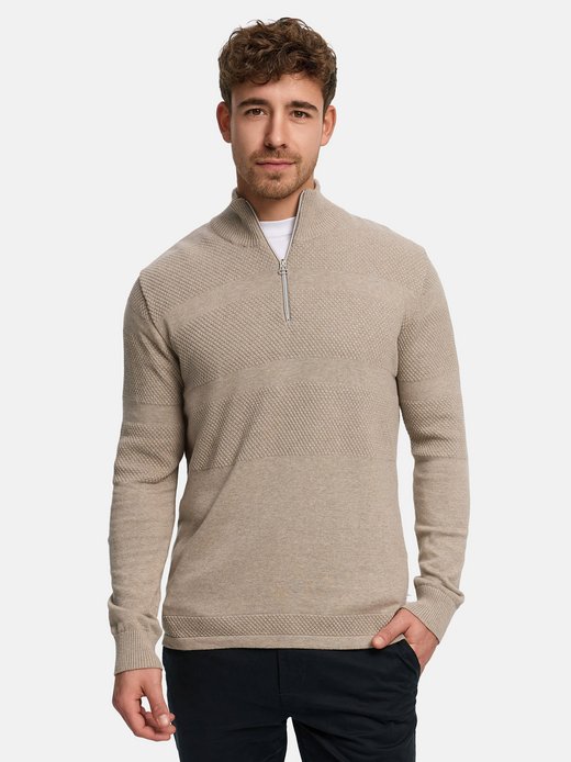 Herren Strickpullover - KSHannes Half-Zip