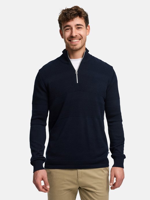 Herren Strickpullover - KSHannes Half-Zip