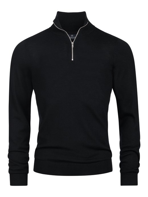 Herren Strickpullover - KSJohannes merino half zip knit