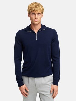 Herren Strickpullover - KSJohannes merino half zip knit