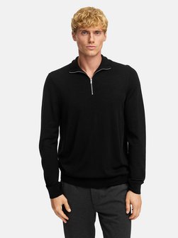 Herren Strickpullover - KSJohannes merino half zip knit