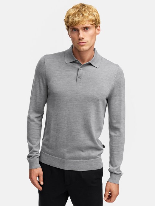 Herren Strickpullover - KSJohannes merino polo knit