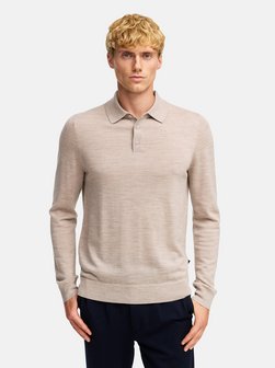 Herren Strickpullover - KSJohannes merino polo knit