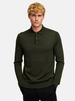 Herren Strickpullover - KSJohannes merino polo knit
