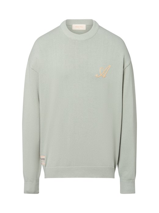 Herren Strickpullover - Logo Mesh