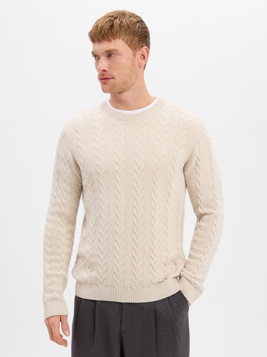 Herren Strickpullover mit Cashmere-Anteil - Levignor