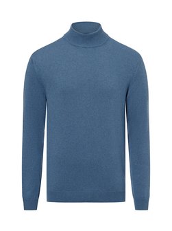 Artikelbild Herren Strickpullover mit Cashmere-Anteil von James in hellblau uni