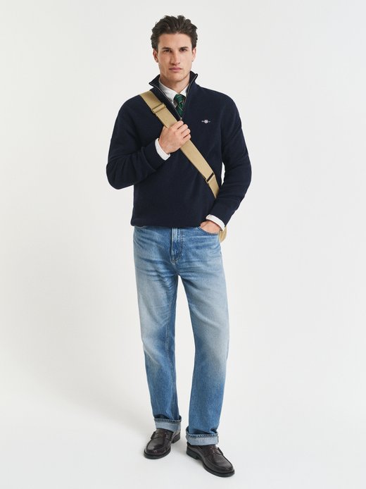 Herren Strickpullover mit Merinowolle