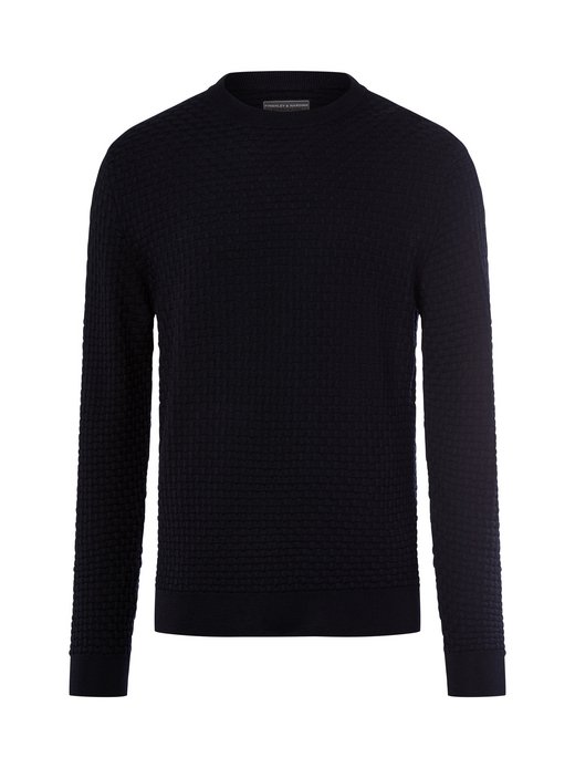 Herren Strickpullover mit Schurwoll-Anteil