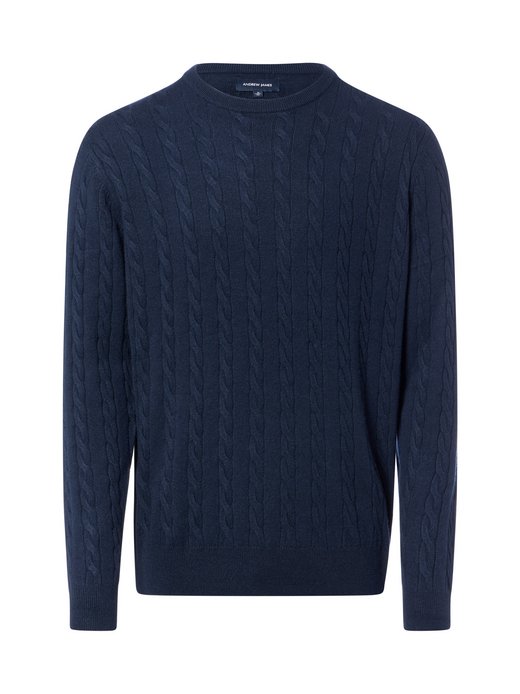Herren Strickpullover mit Woll- und Cashmere-Anteil