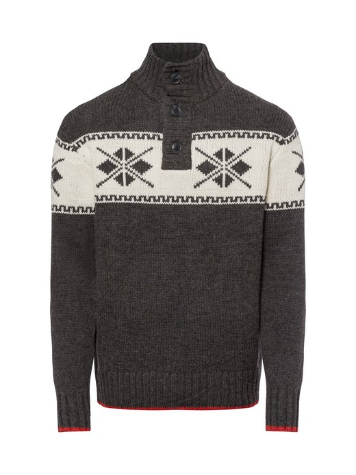 Herren Strickpullover mit Wollanteil