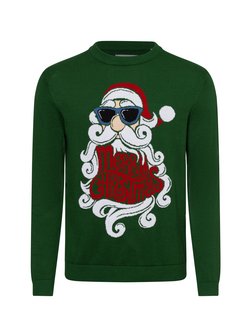 Artikelbild Herren Strickpullover von Only&Sons in grün gemustert