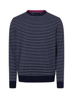 Artikelbild Herren Strickpullover von Andrew James in marine weiß gestreift