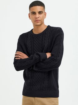 Artikelbild Herren Strickpullover von BLEND in schwarz gemustert