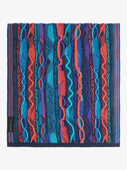 Herren Strickschal  -  Coral