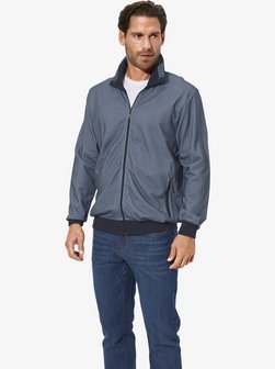 Artikelbild Herren Sweatjacke - NOVIELLA von BABISTA in blau uni