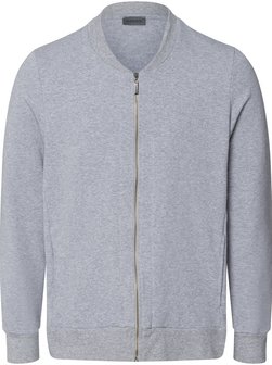 Artikelbild Herren Sweatjacke  -  Natural Living von Hanro in grau uni