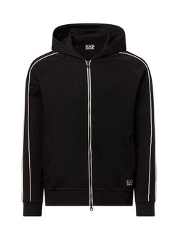 Artikelbild Herren Sweatjacke von EA7 Emporio Armani in schwarz uni