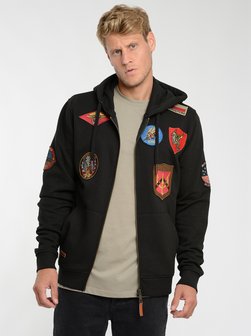 Artikelbild Herren Sweatjacke von Topgun in blau uni