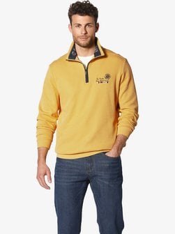 Artikelbild Herren Sweatshirt - BELLAVERZI von BABISTA in gelb uni