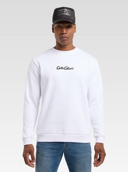 Artikelbild Herren Sweatshirt  -  Dioda von Carlo Colucci in weiß uni