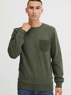 Artikelbild Herren Sweatshirt - PRPulo von 11 Project in grün uni