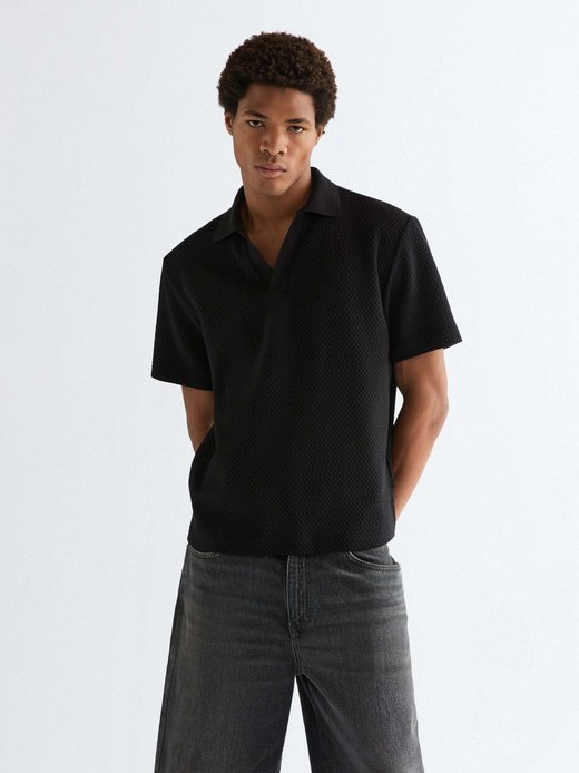 Herren Sweatshirt - Shortsleeve Polo