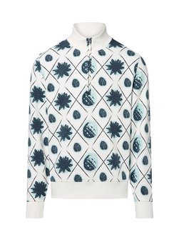 Artikelbild Herren Sweatshirt von Nils Sundström in ecru mehrfarbig bedruckt