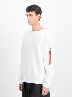 Artikelbild Herren Sweatshirt von Alpha Industries in weiß uni