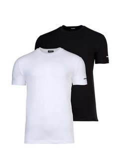 Artikelbild Herren T-Shirt 2er Pack von Dsquared in mehrfarbig uni