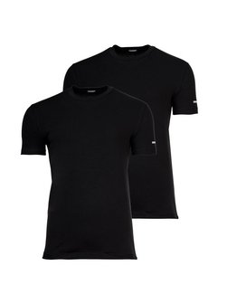 Artikelbild Herren T-Shirt 2er Pack von Dsquared in schwarz uni