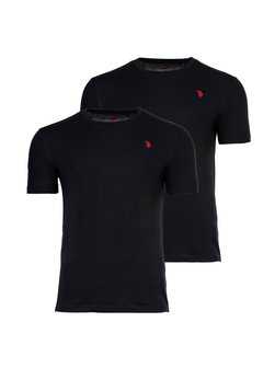 Artikelbild Herren T-Shirt 2er Pack von U.S. Polo Assn. in schwarz uni