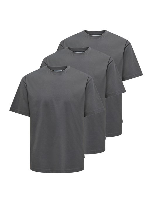Herren T-Shirt - 3er Pack Onsfred